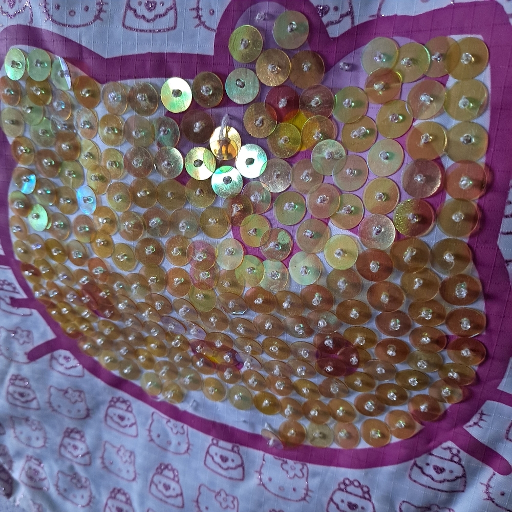 Hello Kitty Sequin Drawstring Backpack - image 4